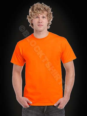 Neon Orange Men's T-Shirt