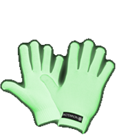 glow gloves & clothing